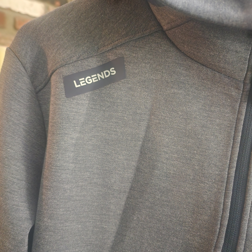 Legends Performance Tech Hoodie Men’s Half Zip Athletic Pullover Gray - Picture 3 of 11